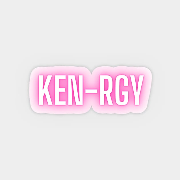 Ken-Rgy Barbie Movie Ken Fan Sticker by Little Duck Designs